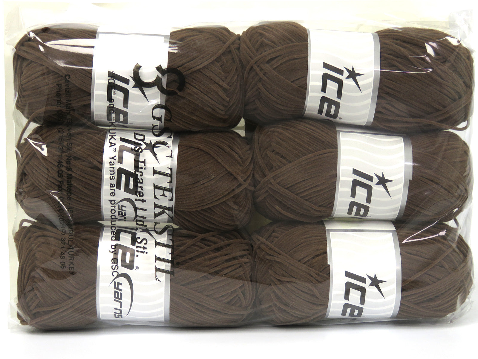 Nubuck Chenille Dark Brown fnt2-79718