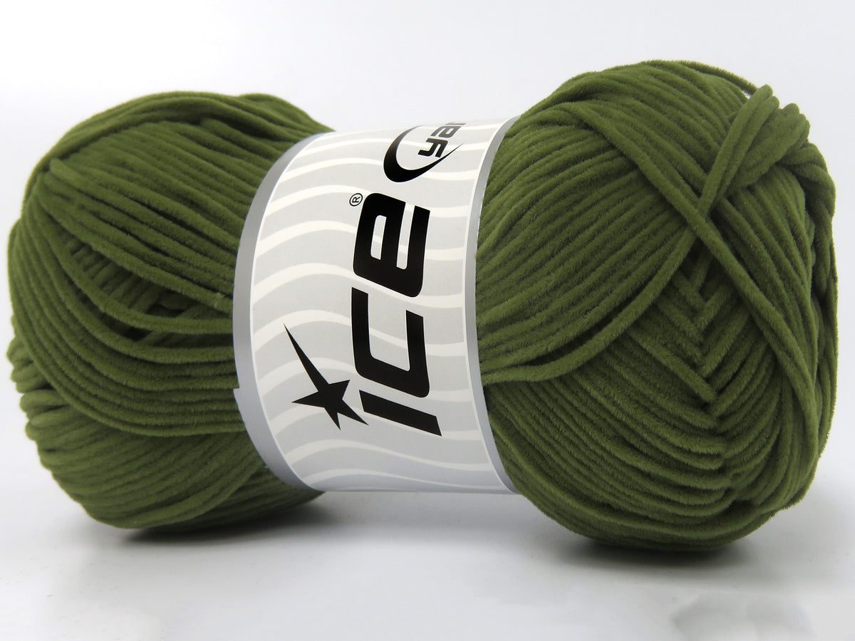 Nubuck Chenille Khaki fnt2-79722