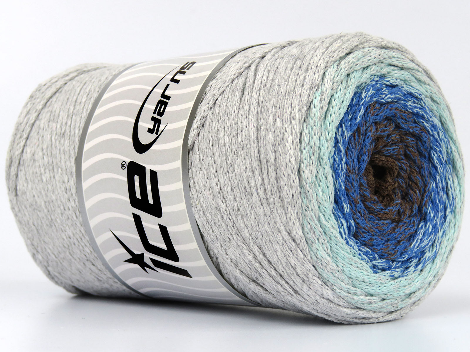 Macrame Cotton Magic Camel, Blue, Light Turquoise, Light Grey fnt2-79841