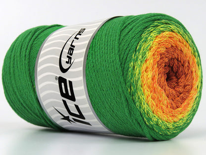 Macrame Cotton Magic Copper, Orange, Yellow, Green fnt2-79844