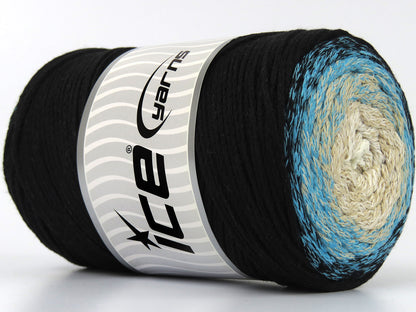 Macrame Cotton Magic White, Beige, Turquoise, Black fnt2-79846