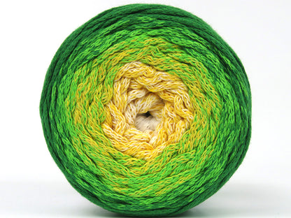 Macrame Cotton Magic White, Yellow, Green Shades fnt2-79849