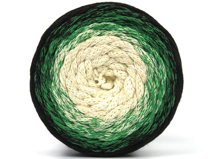 Macrame Cotton Magic Cream, Black, Green fnt2-79850
