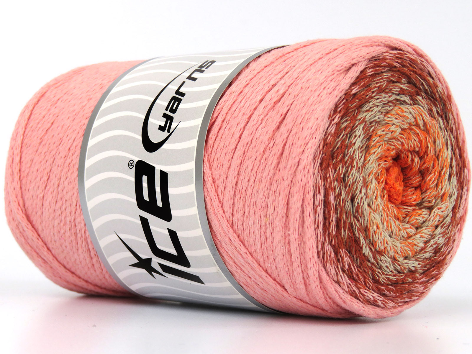 Macrame Cotton Magic Orange, Beige, Copper, Light Pink fnt2-79853