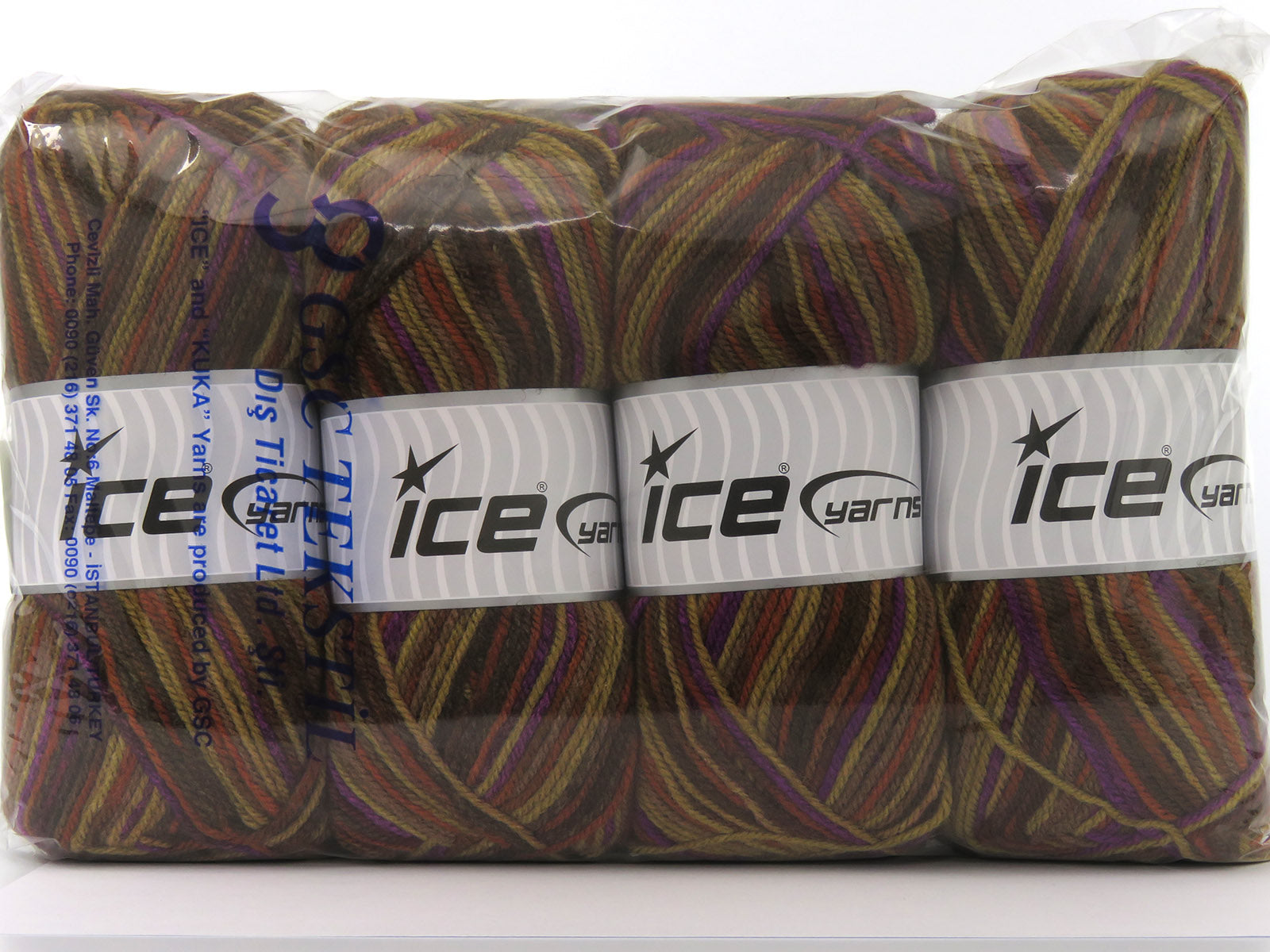 Wool Design Brown Shades, Purple fnt2-79877