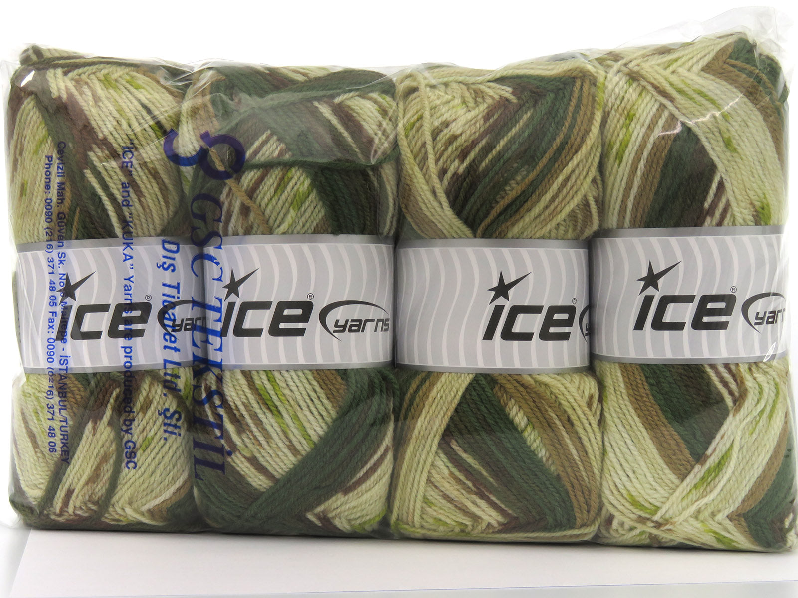 Wool Design Cream, Green Shades, Camel, Brown fnt2-79884