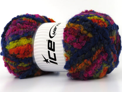 Boucle Wool Magic Fuchsia, Burgundy, Gold, Copper, Purple fnt2-79912