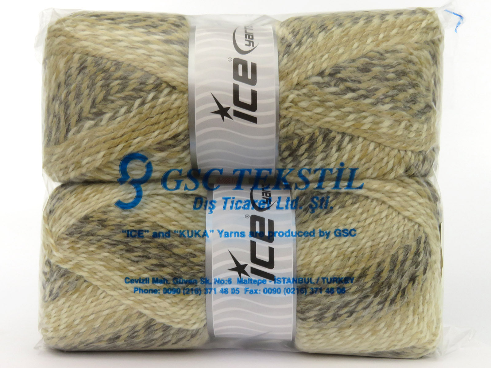 Puzzle Wool Worsted Cream Shades, Grey Shades fnt2-79914