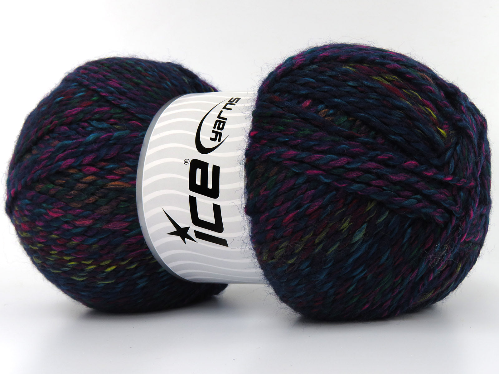 Puzzle Wool Worsted Turquoise, Green, Purple, Fuchsia, Yellow, Copper fnt2-79921