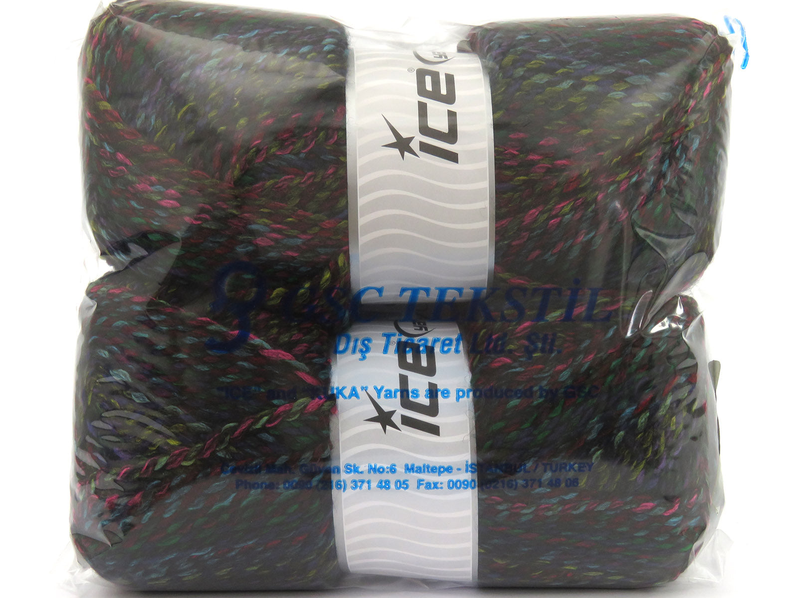 Puzzle Wool Worsted Green Shades, Purple, Pink, Red, Black fnt2-79922