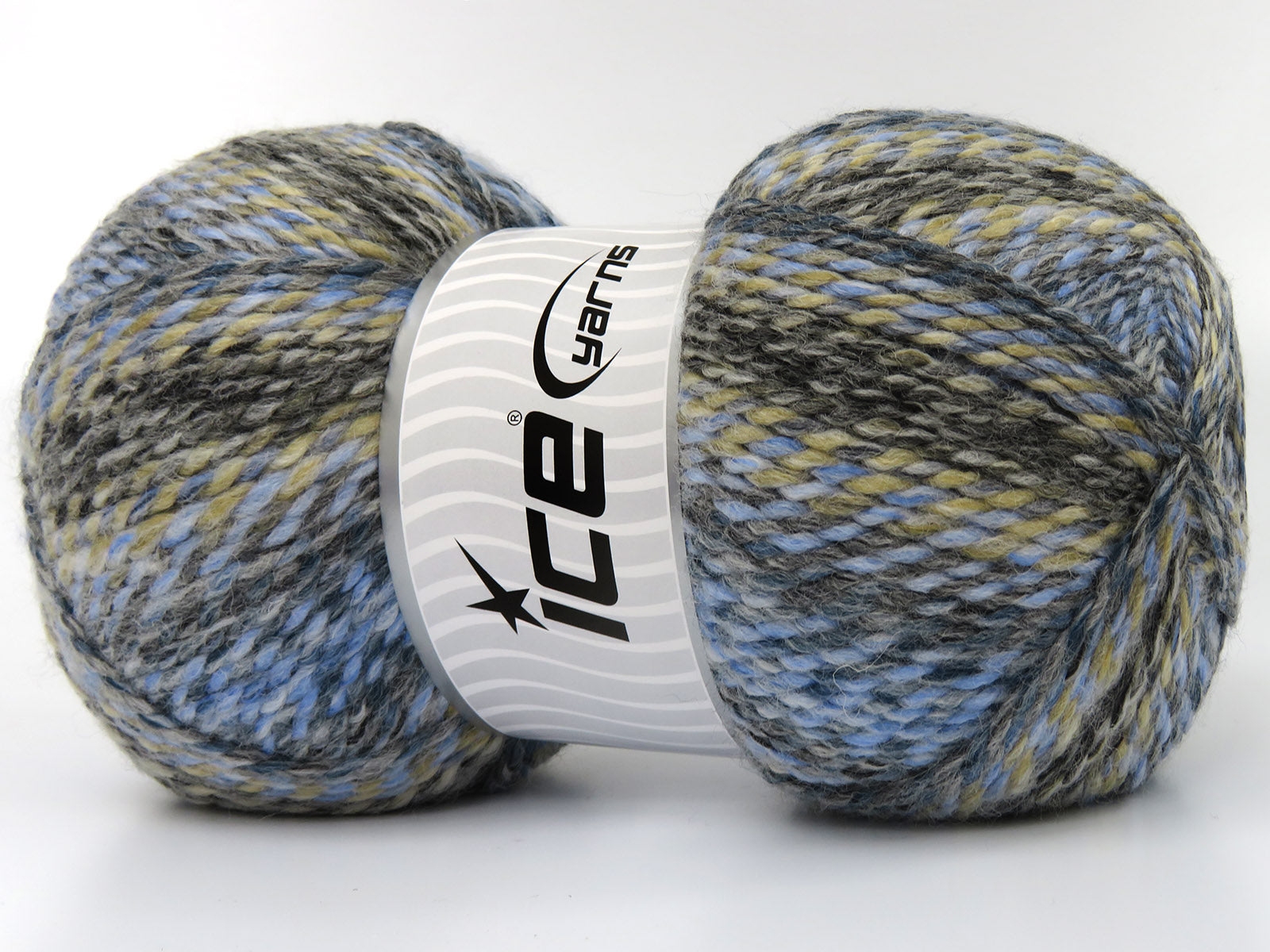 Puzzle Wool Worsted Blue Shades, Grey Shades, Cream fnt2-79927