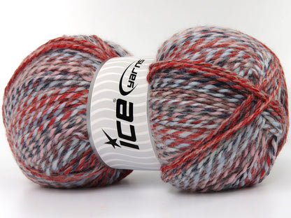 Puzzle Wool Worsted Red, Blue Shades, Pink fnt2-79935
