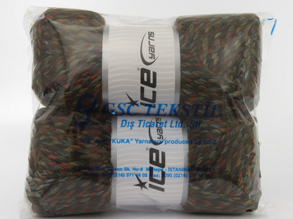 Puzzle Wool Chunky Brown Shades, Blue, Copper fnt2-79941
