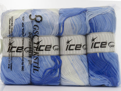 AntiPilling Magic White, Blue Shades fnt2-79946