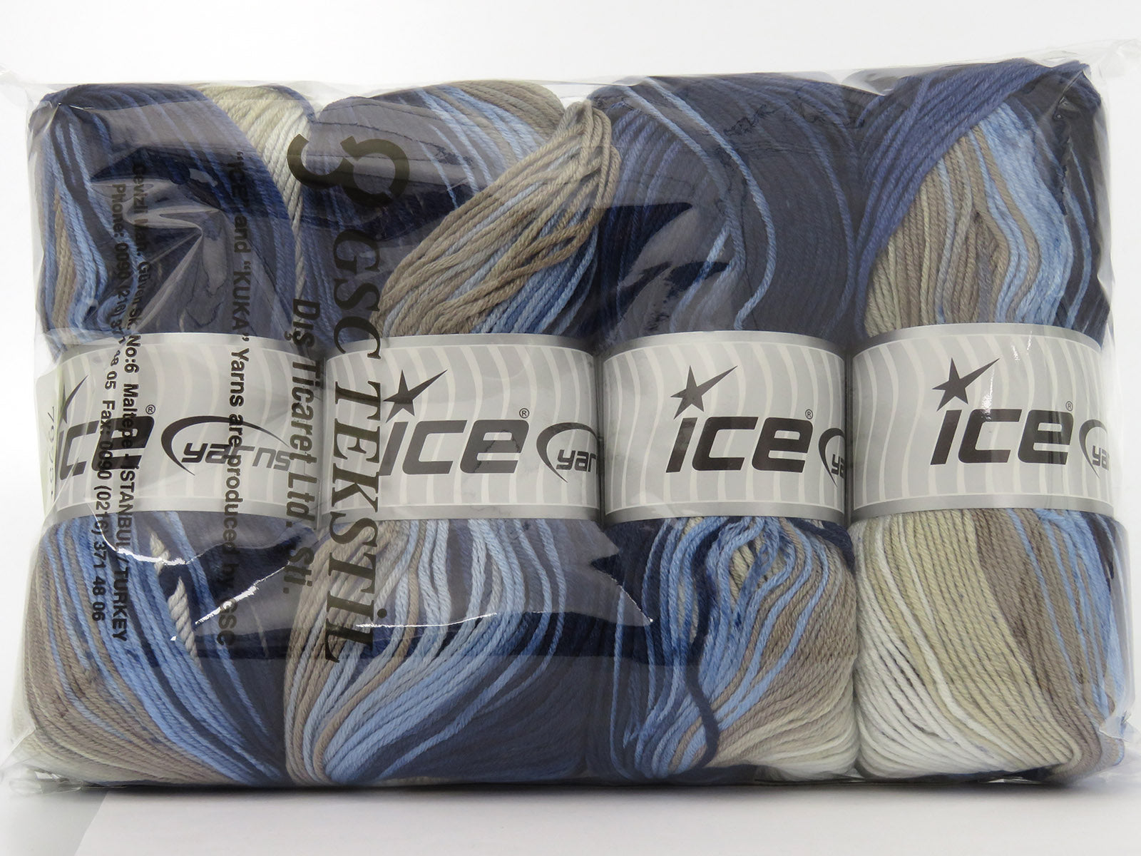AntiPilling Magic Blue Shades, Camel, Beige, White fnt2-79951