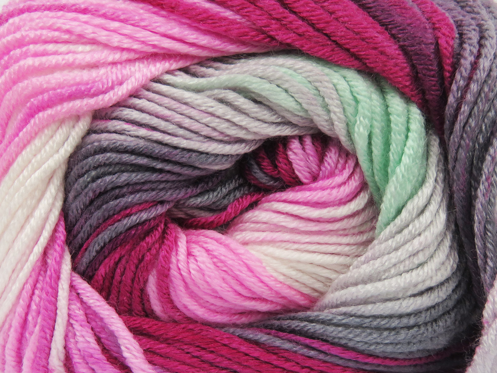 AntiPilling Magic Pink Shades, White, Grey, Mint Green fnt2-79956