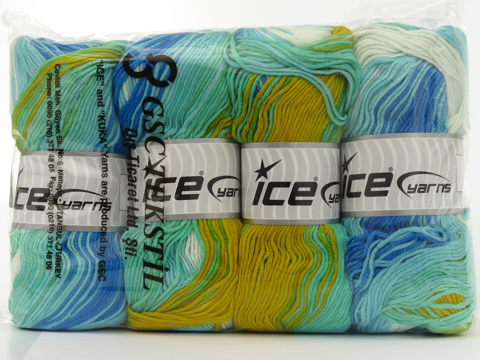 AntiPilling Magic Green Shades, Blue, Gold, White fnt2-79960