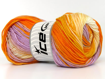 AntiPilling Magic Orange Shades, Lilac, White fnt2-79962