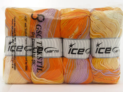 AntiPilling Magic Orange Shades, Lilac, White fnt2-79962