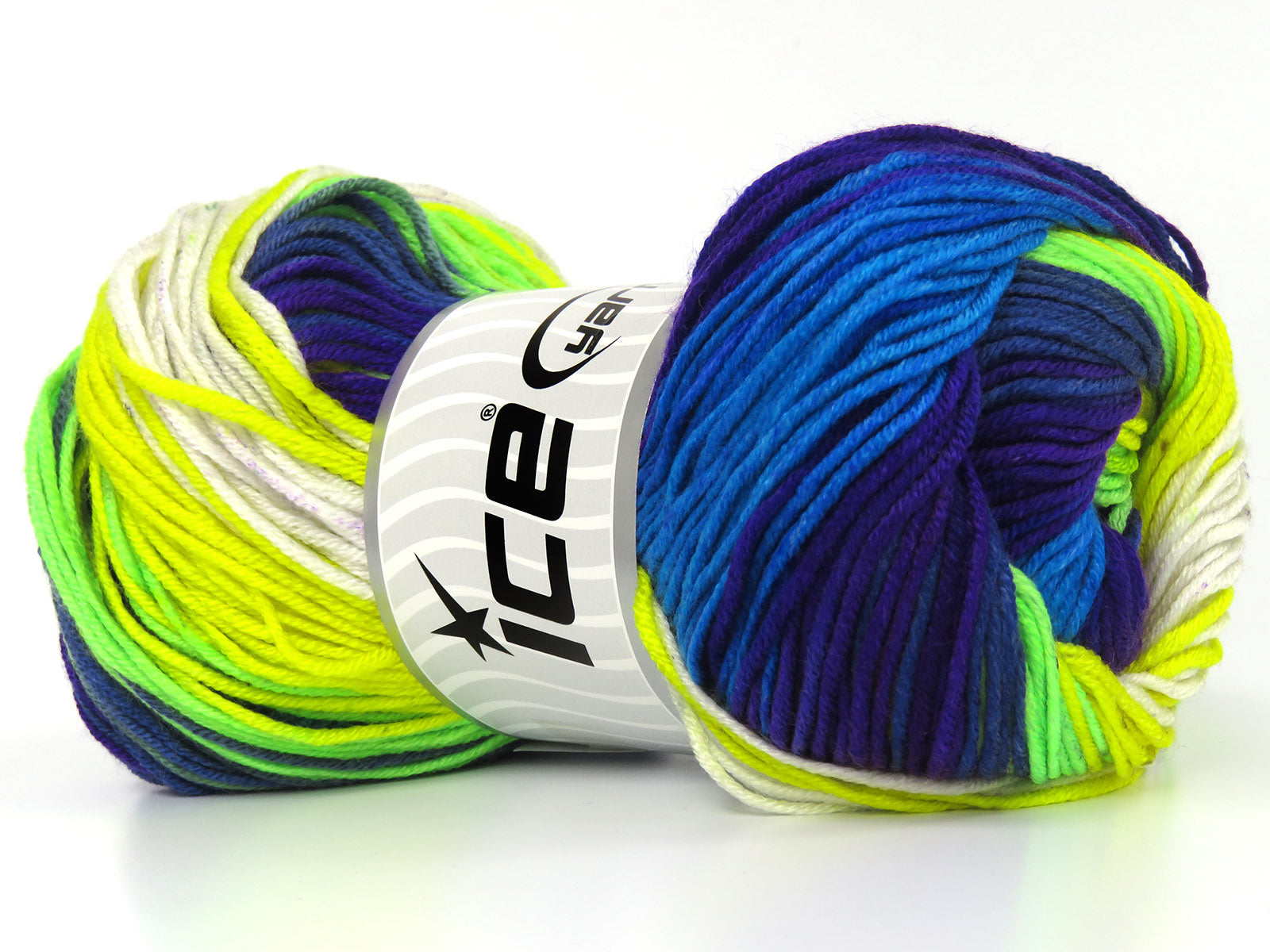 AntiPilling Magic Blue Shades, Purple, Green, Yellow, White fnt2-79966