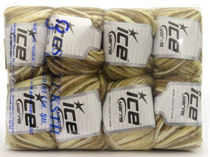 Rock N Wool Cream Shades, Brown Shades, Khaki fnt2-79990