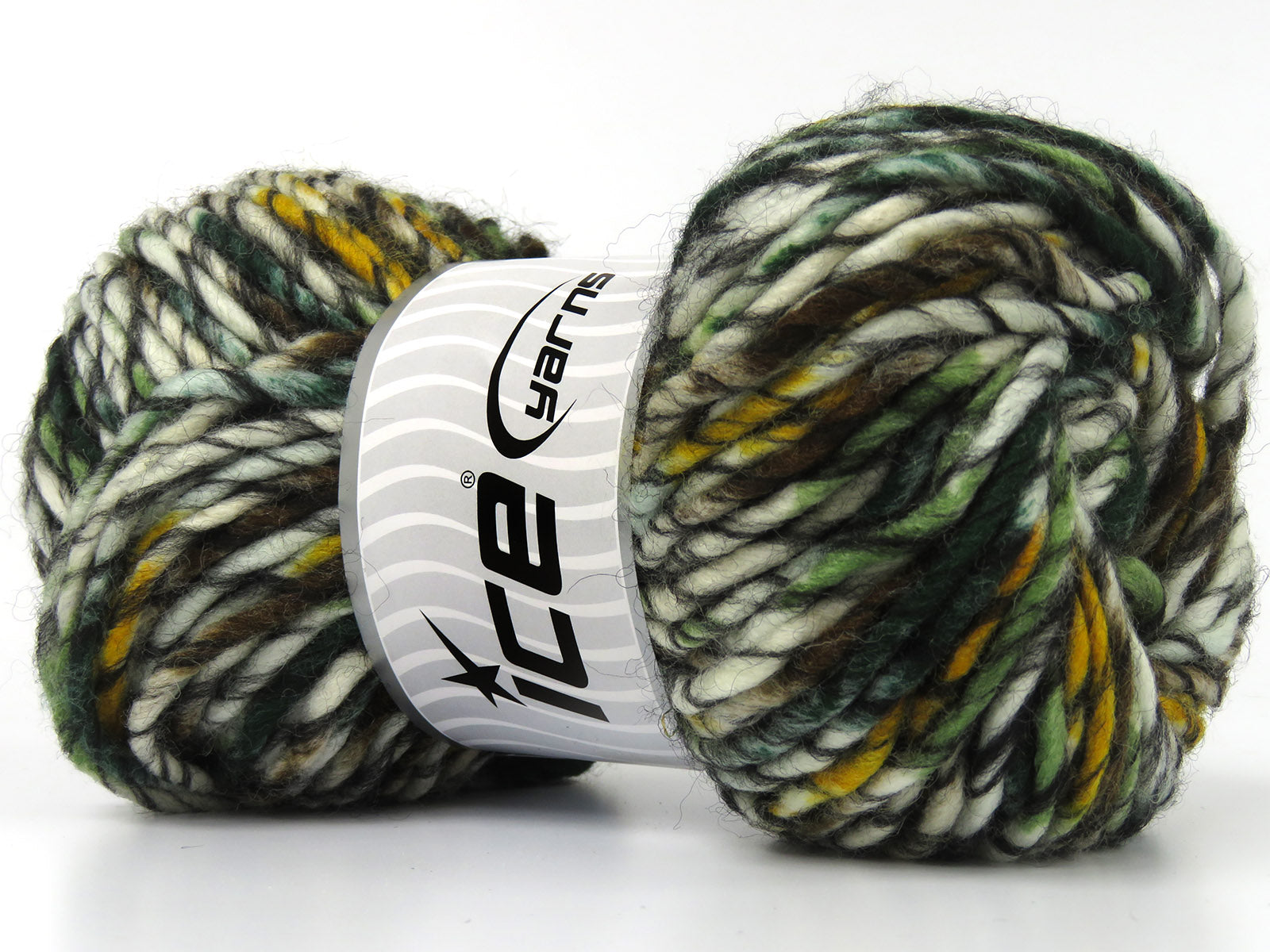 Armonia Lana Bulky Black, Grey, White, Yellow, Brown, Green fnt2-80002