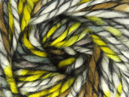 Armonia Lana Bulky Black, Grey, White, Green Shades, Yellow fnt2-80003