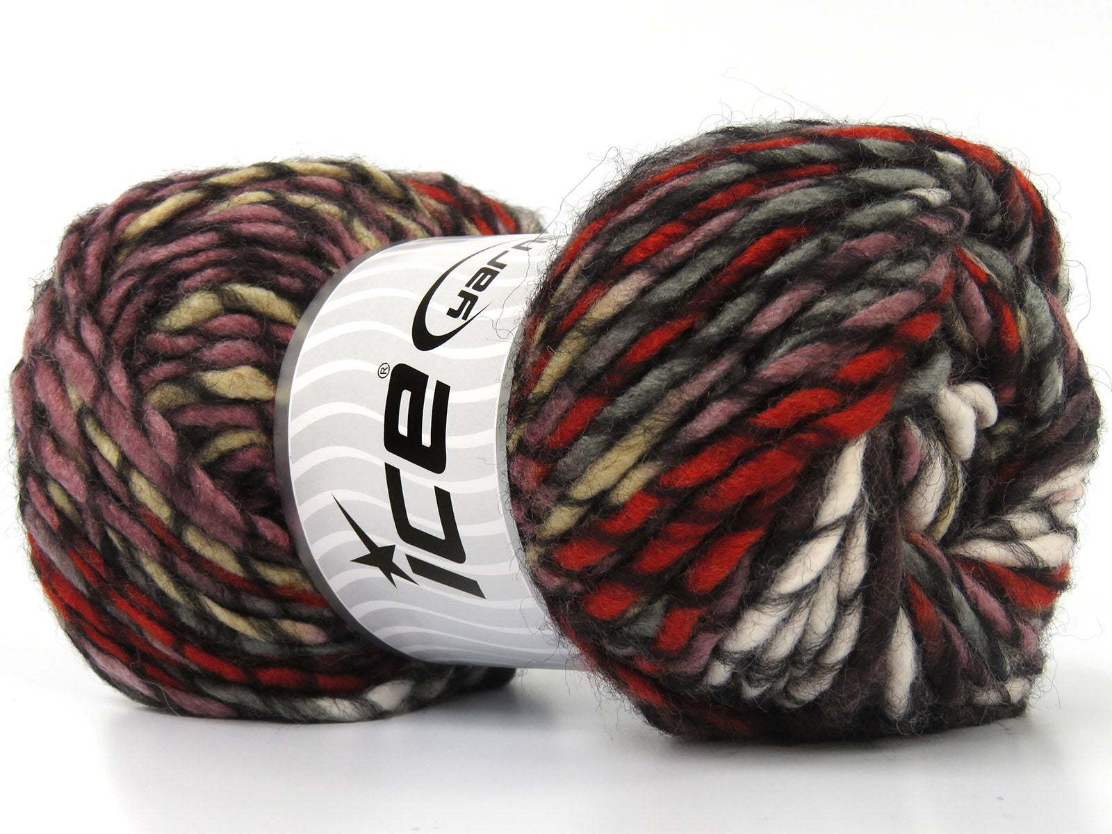 Armonia Lana Bulky Black, Grey, White, Copper, Maroon, Brown fnt2-80004