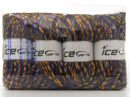 Armonia Lana Bulky Purple Shades, Black, Salmon Shades, Brown fnt2-80005