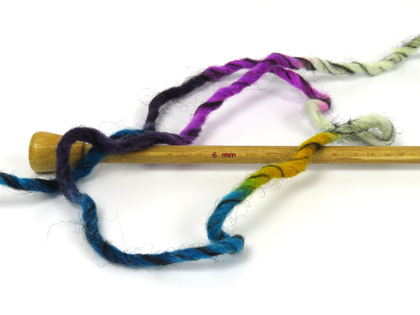 Armonia Lana Bulky Purple Shades, White, Black, Gold, Turquoise fnt2-80009