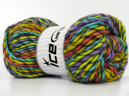 Armonia Lana Bulky Lilac, Green, Yellow, Salmon fnt2-80012
