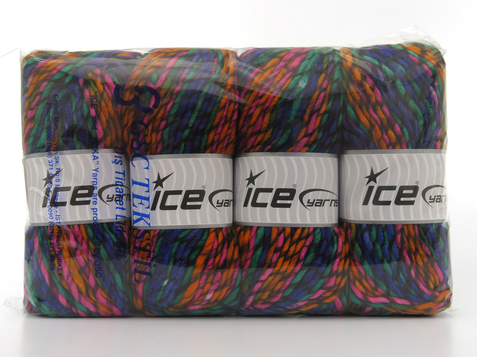 Armonia Lana Bulky Purple, Green, Orange, Pink, Black fnt2-80013