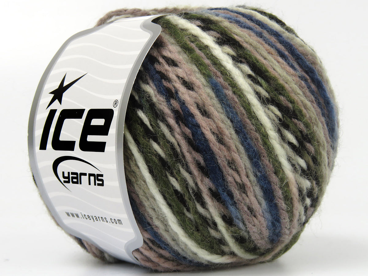 Anatolia Wool Black, Cream, Blue, Beige, Orchid, Khaki fnt2-80015