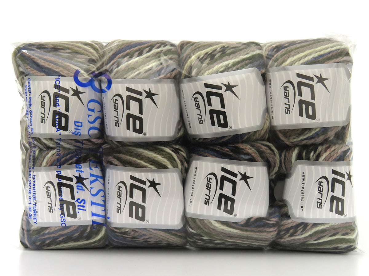 Anatolia Wool Black, Cream, Blue, Beige, Orchid, Khaki fnt2-80015