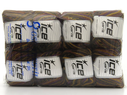Anatolia Wool Brown Shades, Purple, Black fnt2-80018