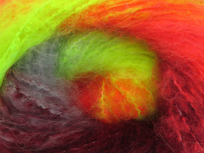 Bella Mohair Neon Green, Neon Pink, Light Blue, Burgundy fnt2-80035