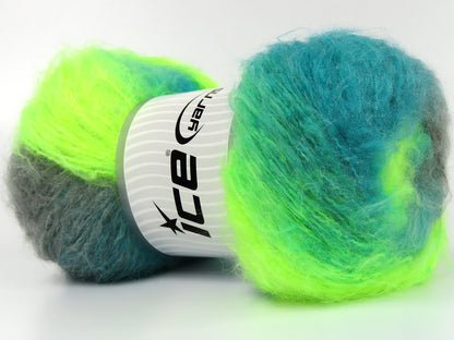 Bella Mohair Green Shades fnt2-80037