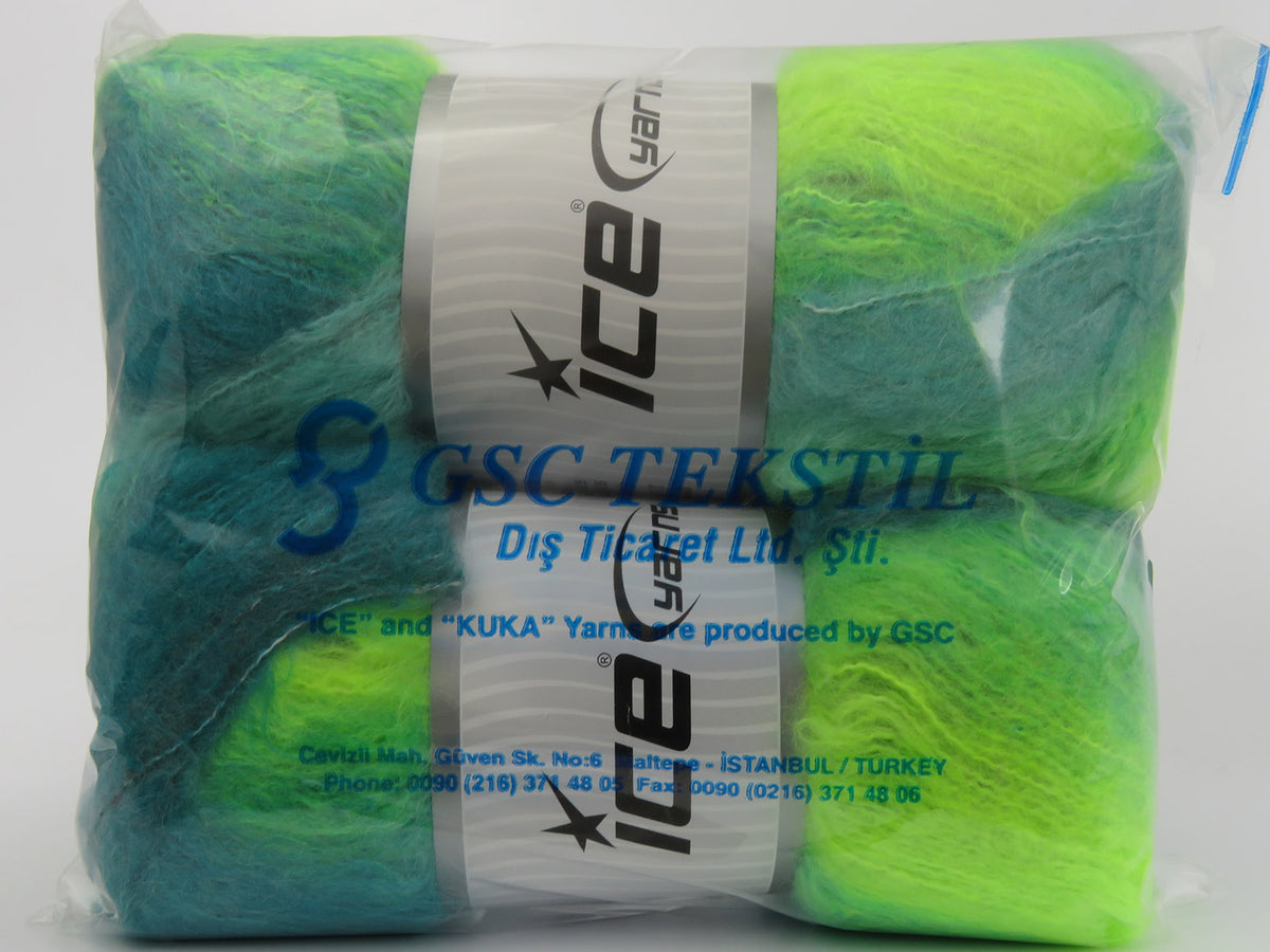 Bella Mohair Green Shades fnt2-80037