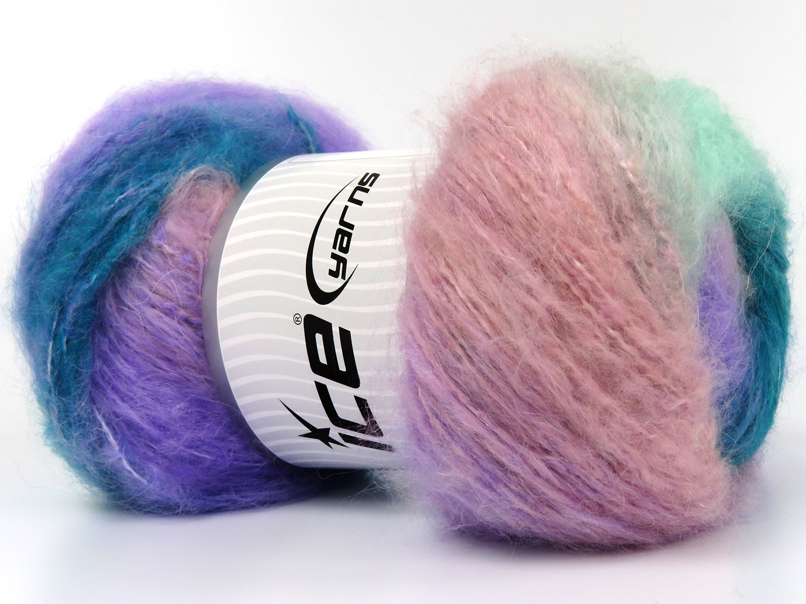 Bella Mohair Green Shades, Lilac, Pink fnt2-80038