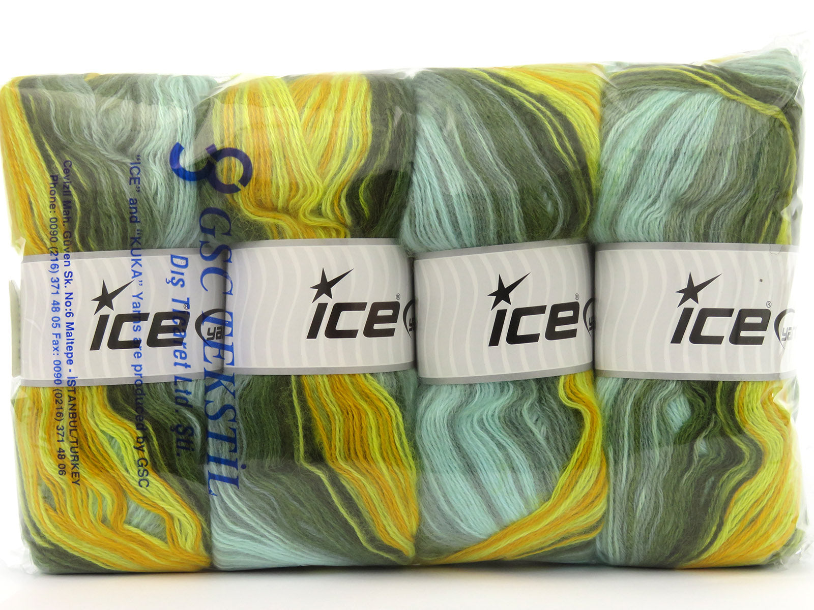 Angora Active Green Shades, Gold fnt2-80048