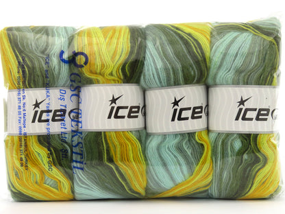Angora Active Green Shades, Gold fnt2-80048