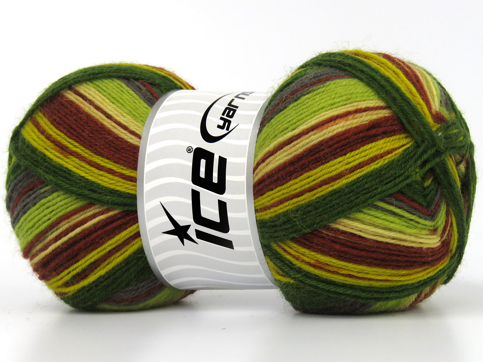 Smart Sock Copper, Green Shades, Grey, Cream fnt2-80081