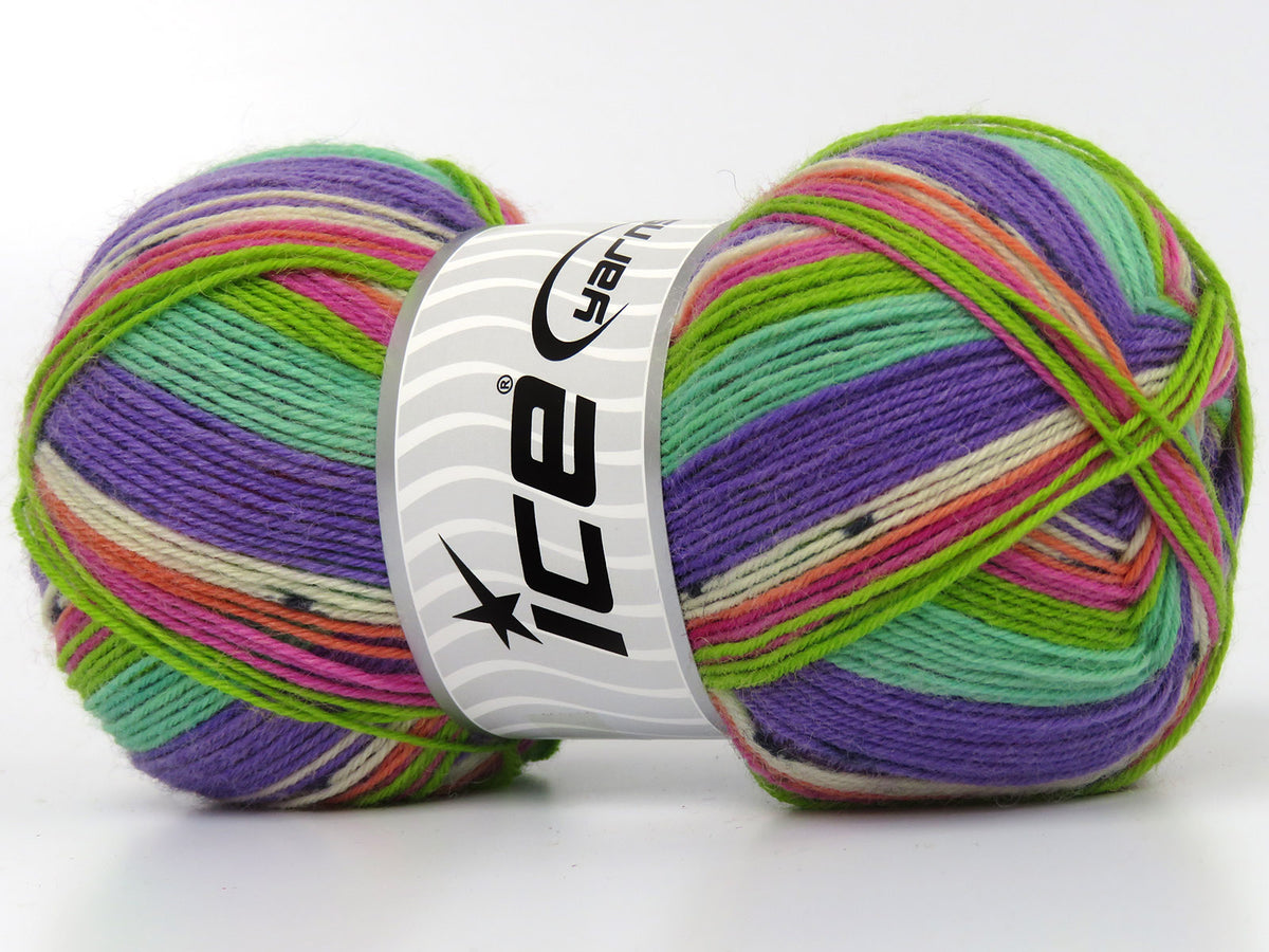 Smart Sock Purple, Pink, Green Shades, Cream, Black, Gold fnt2-80088