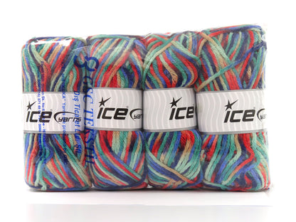 Carnival Green Shades, Red, Beige, Blue Shades fnt2-80097