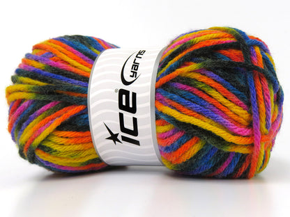 Carnival Dark Green, Yellow, Orange, Purple, Blue, Pink fnt2-80099