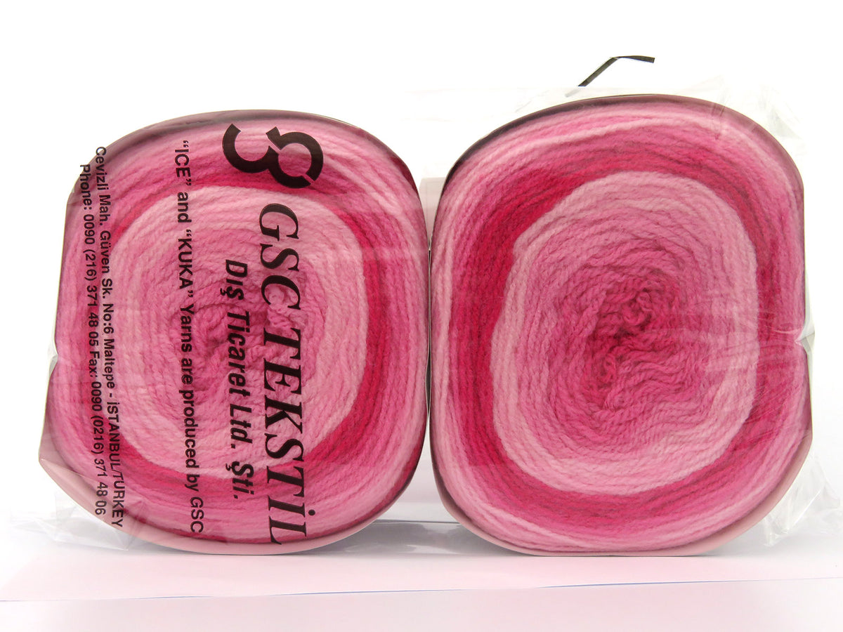 Ice Yarns Muffins – Pink Shades – 100 % Acryl
