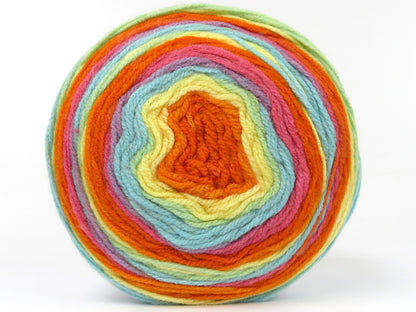 Muffins Orange, Pink, Yellow, Light Turquoise fnt2-80107