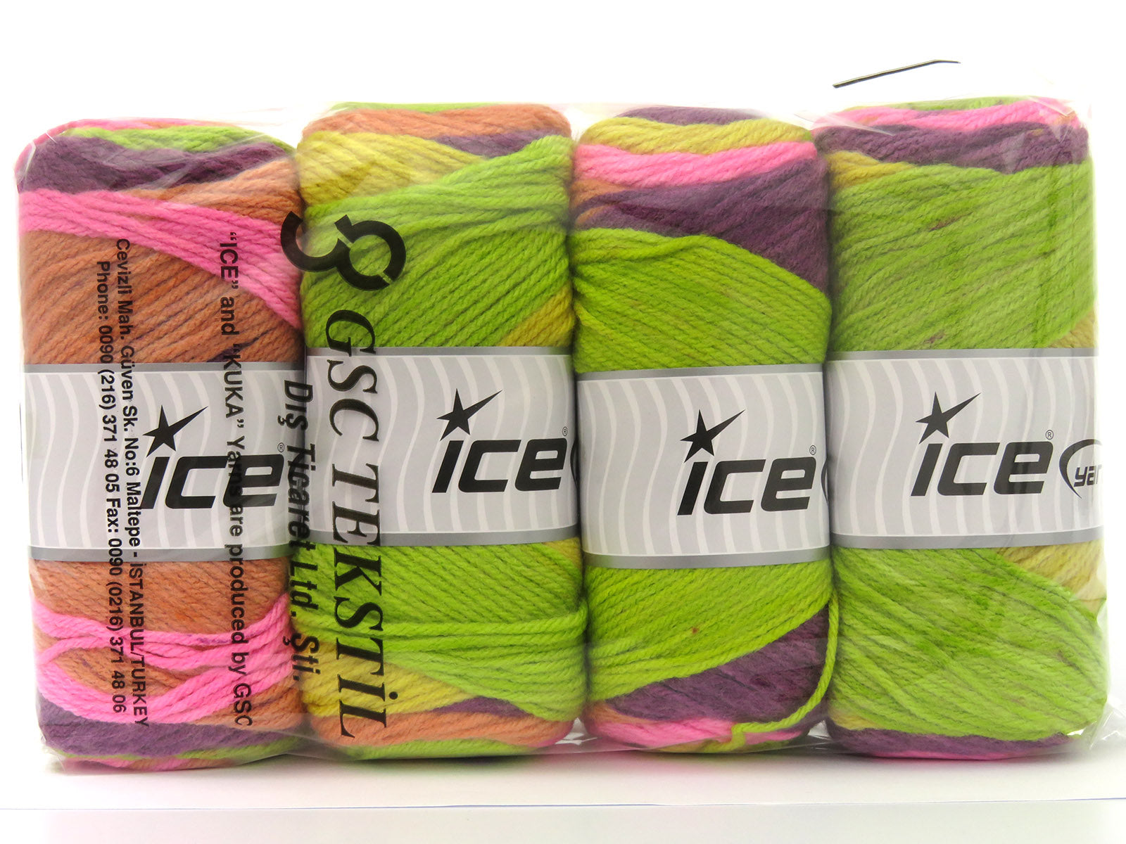 Big Bang Orange, Pink, Green Shades, Purple fnt2-80121