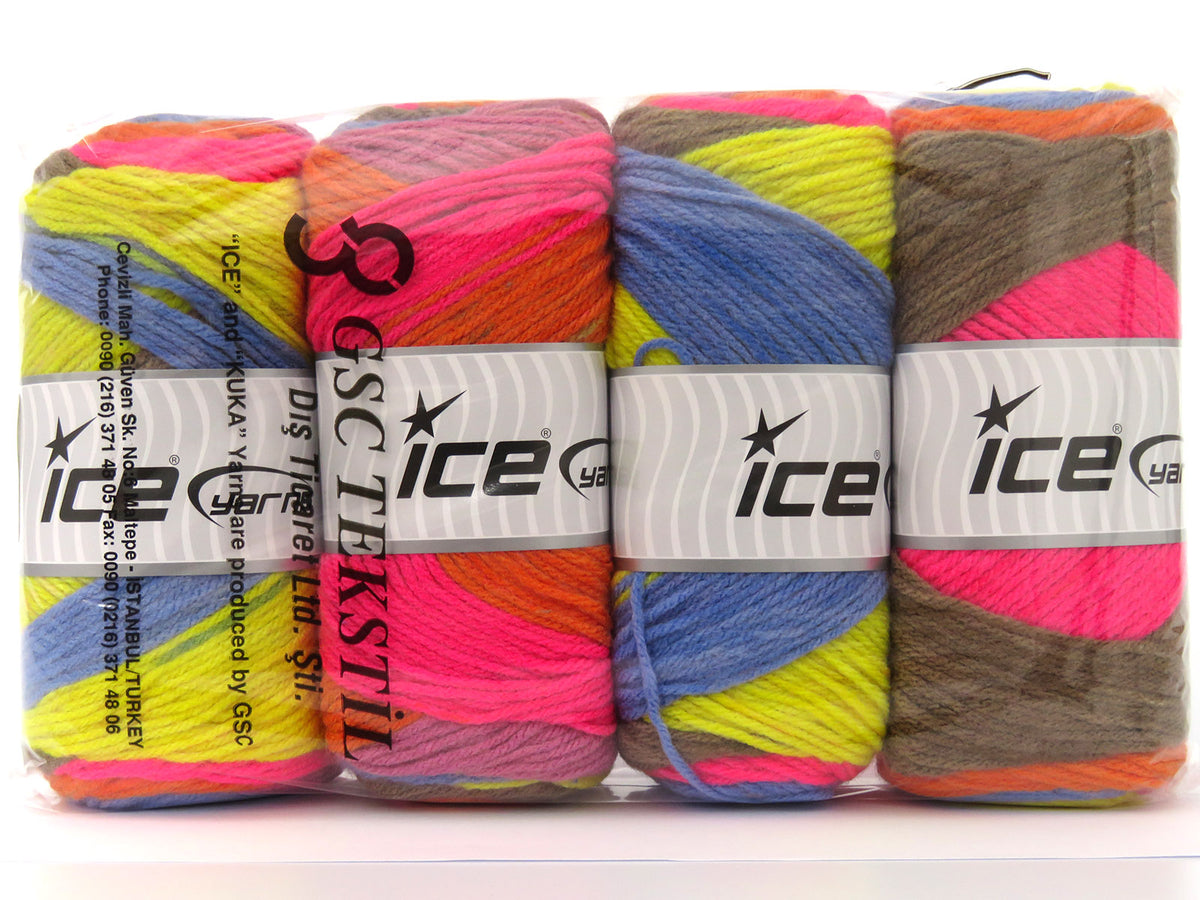 Big Bang Yellow, Blue, Brown, Orange, Pink Shades fnt2-80122