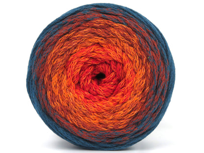 Macrame Cotton Magic Red, Orange, Copper, Teal fnt2-80170